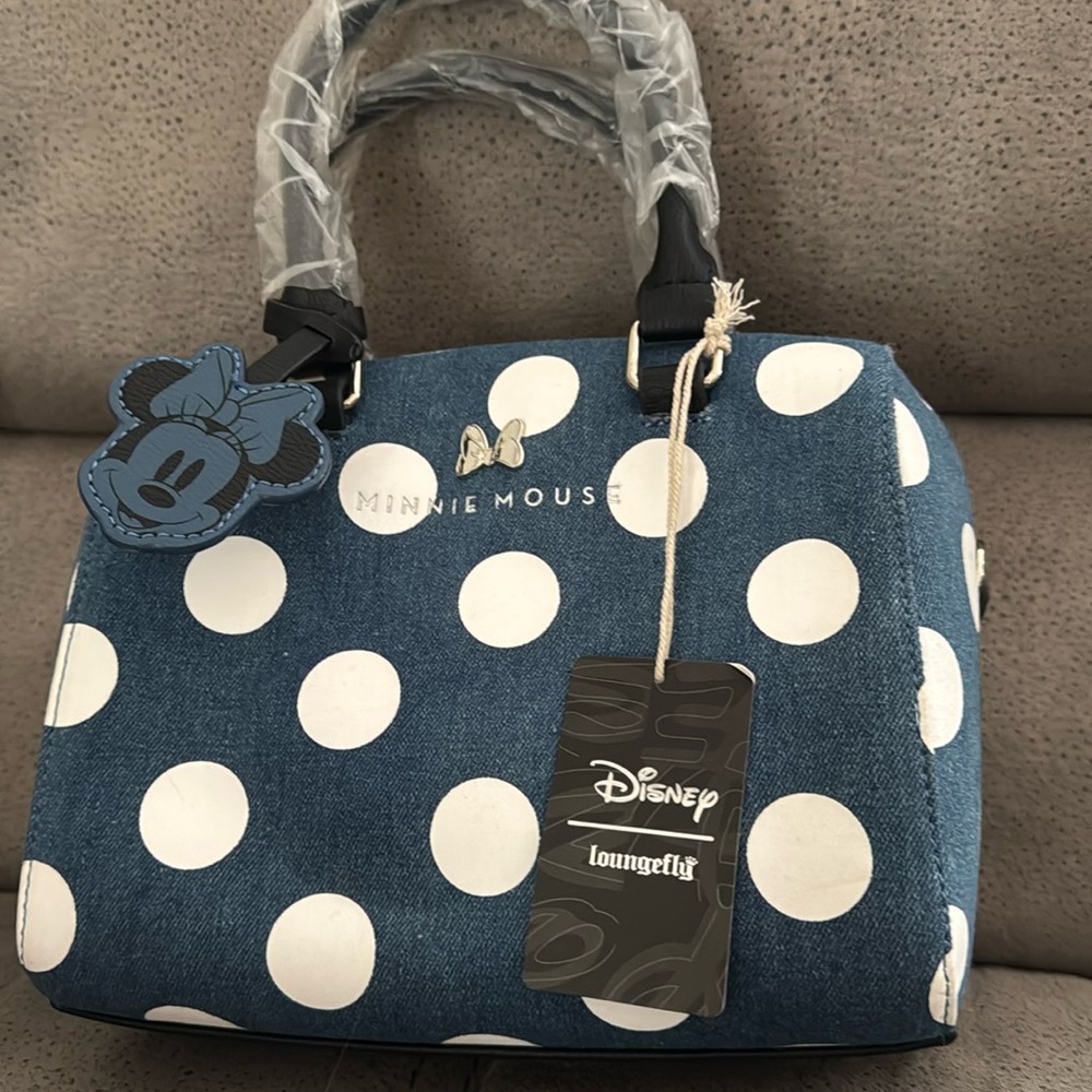 Loungefly Minnie Mouse polka dot purse